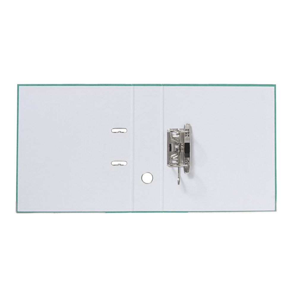 J.Burrows Pressboard Lever Arch File A4 2 Ring Green