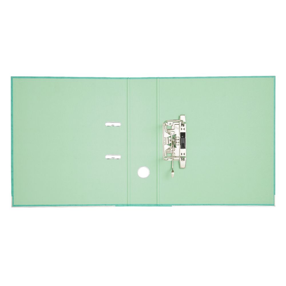 J.Burrows Pressboard Lever Arch File A4 2 Ring Green