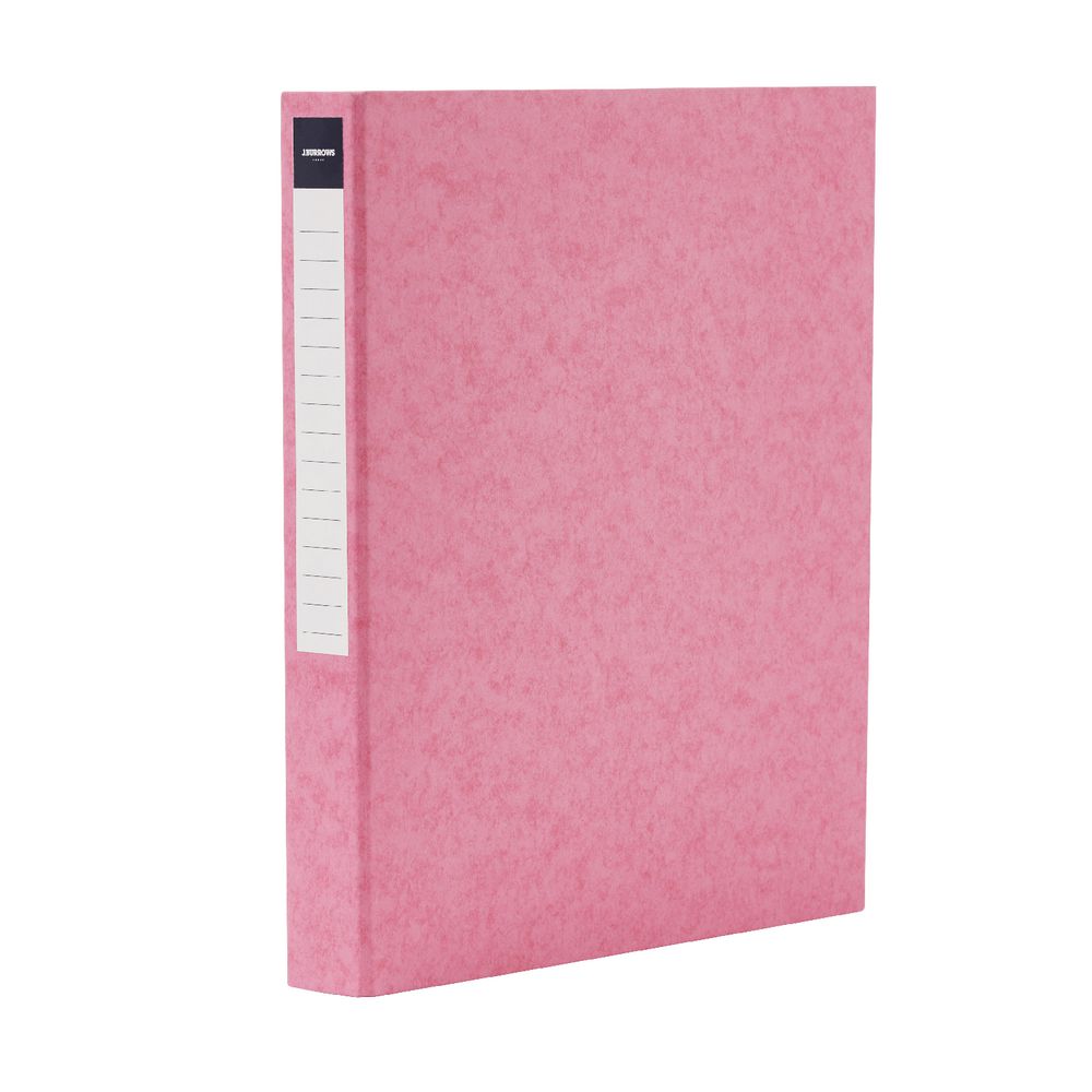 J.Burrows Pressboard Binder A4 2-D Ring 25mm Pink