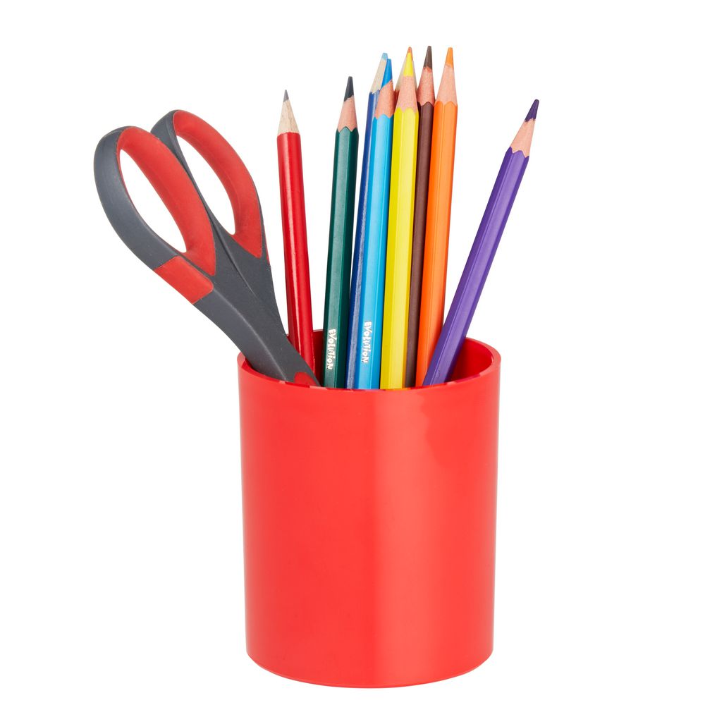 J.Burrows Pen Cup Red