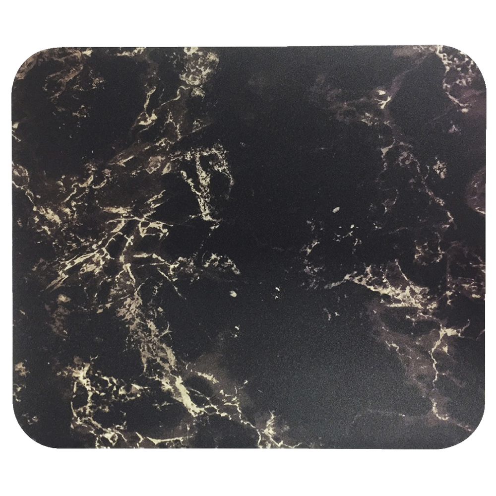 J.Burrows Patterned Mouse Pad Black Marble