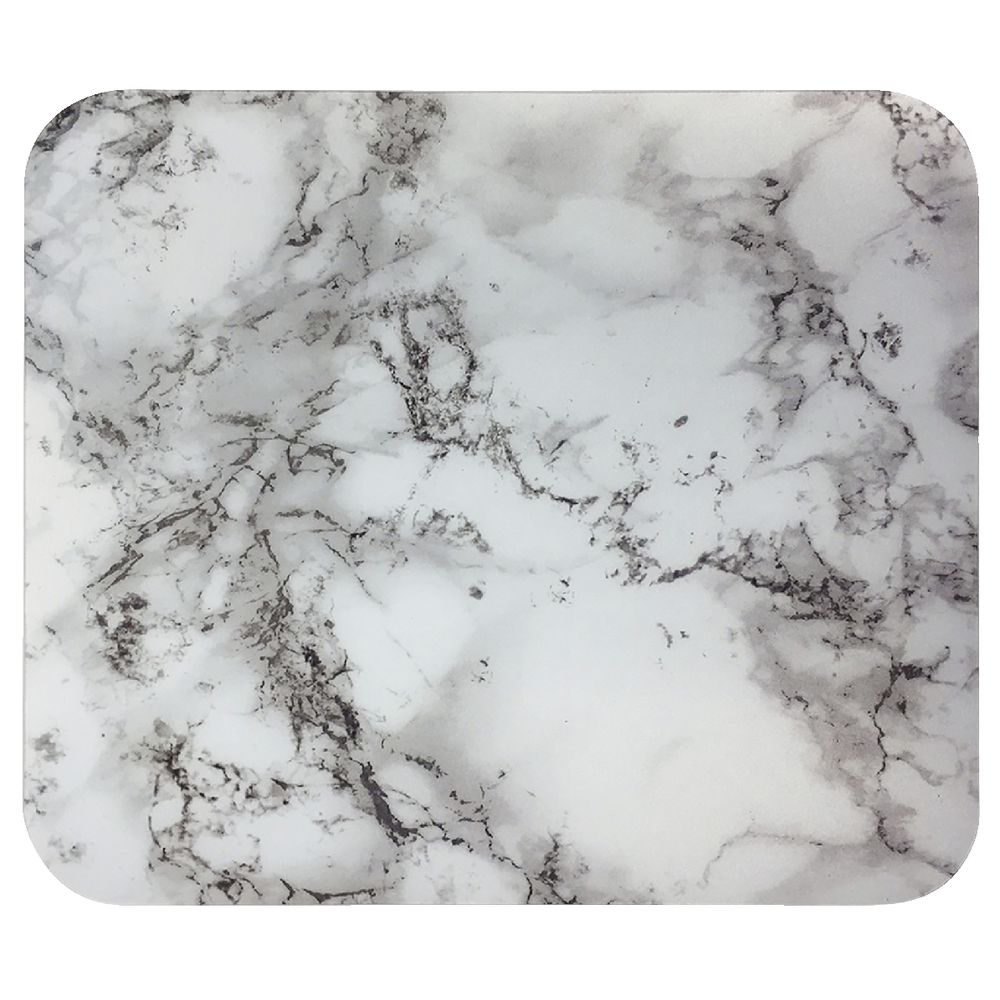 J.Burrows Patterned Mouse Pad White Marble