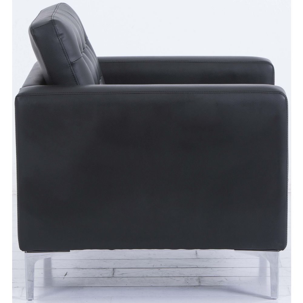 Preston 1 Seat Lounge Black