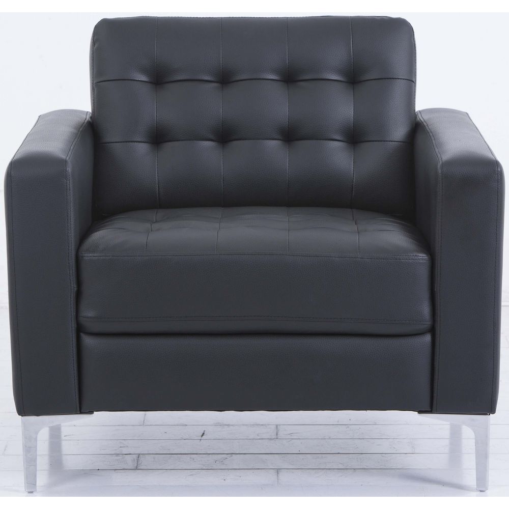 Preston 1 Seat Lounge Black