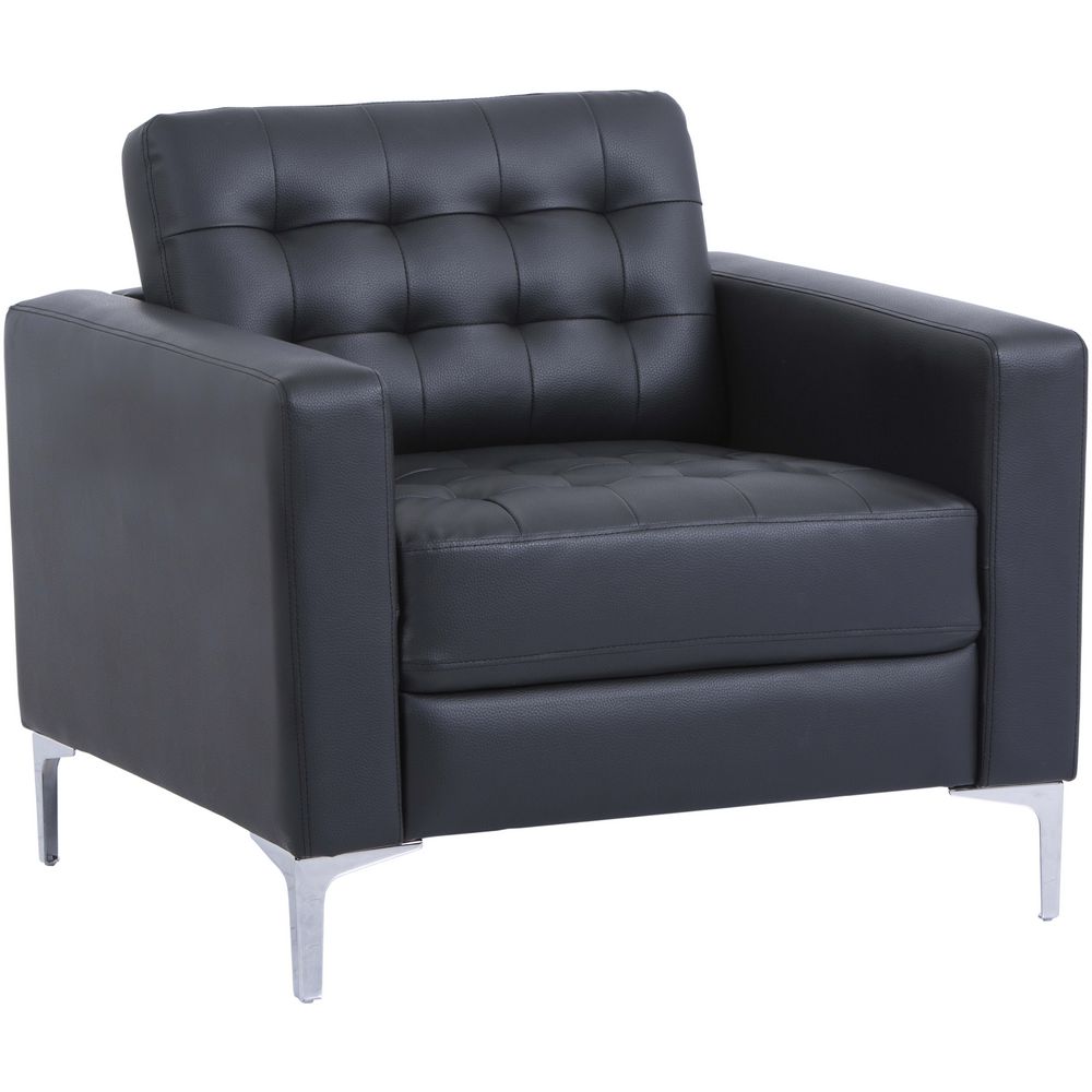 Preston 1 Seat Lounge Black