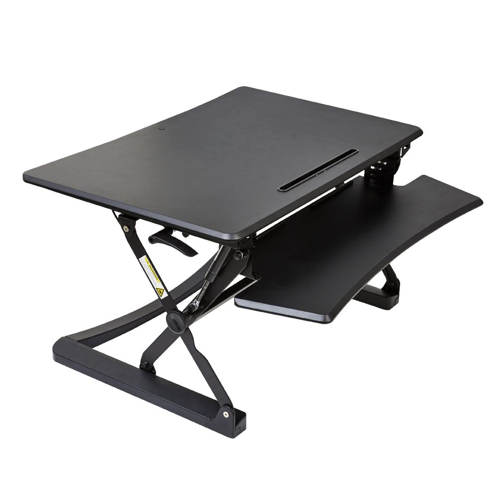 Professional Sit Stand Desk 890mm Black