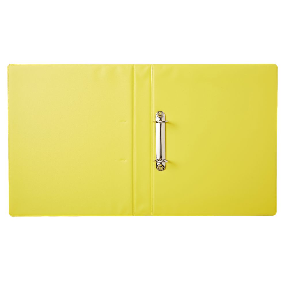 J.Burrows Binder A4 2 D-Ring 25mm Yellow