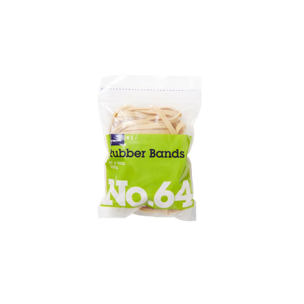 J.Burrows No.64 Rubber Bands 100g