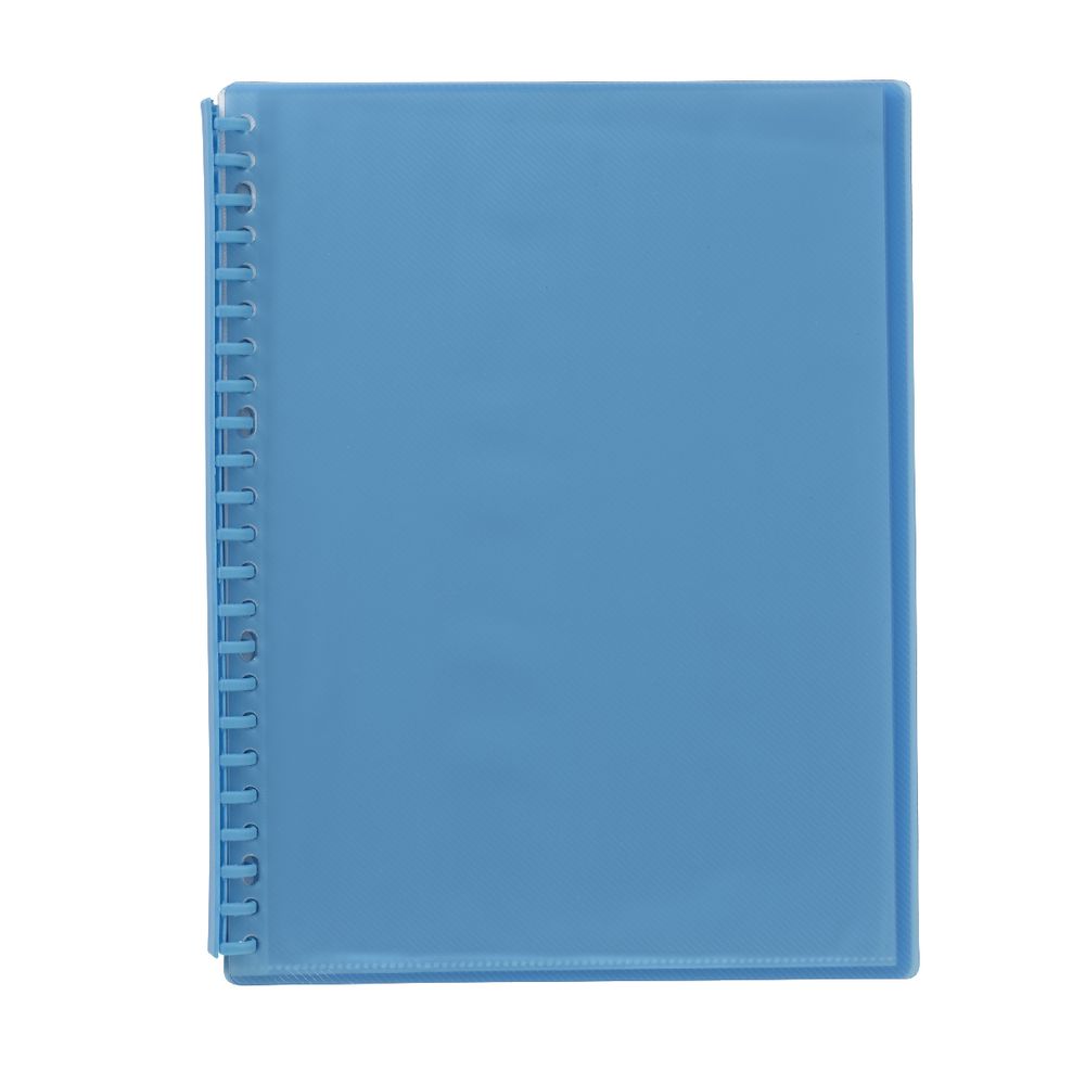 J.Burrows Display Book A4 20 Pocket Refillable Aqua