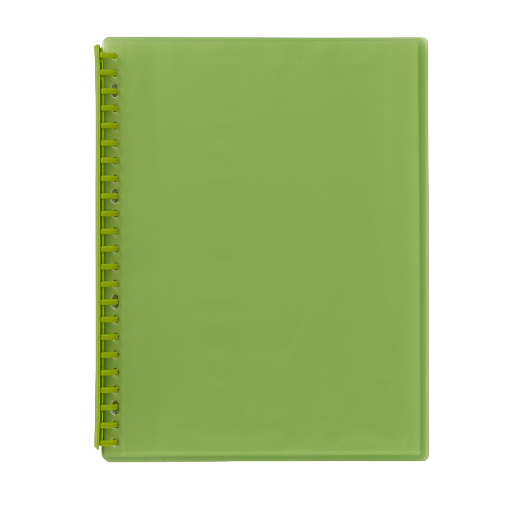 J.Burrows Display Book A4 20 Pocket Refillable Green