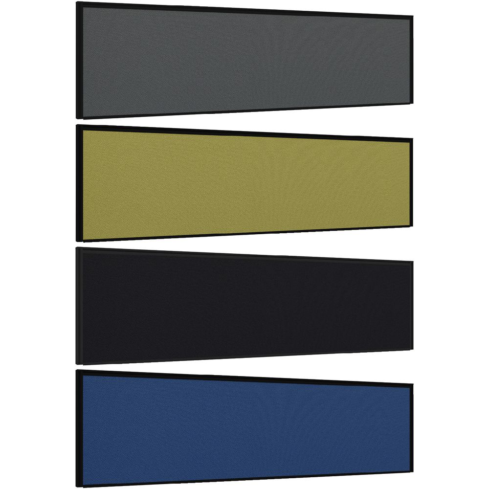Stilford Professional Screen 1500 x 450mm Black and Green