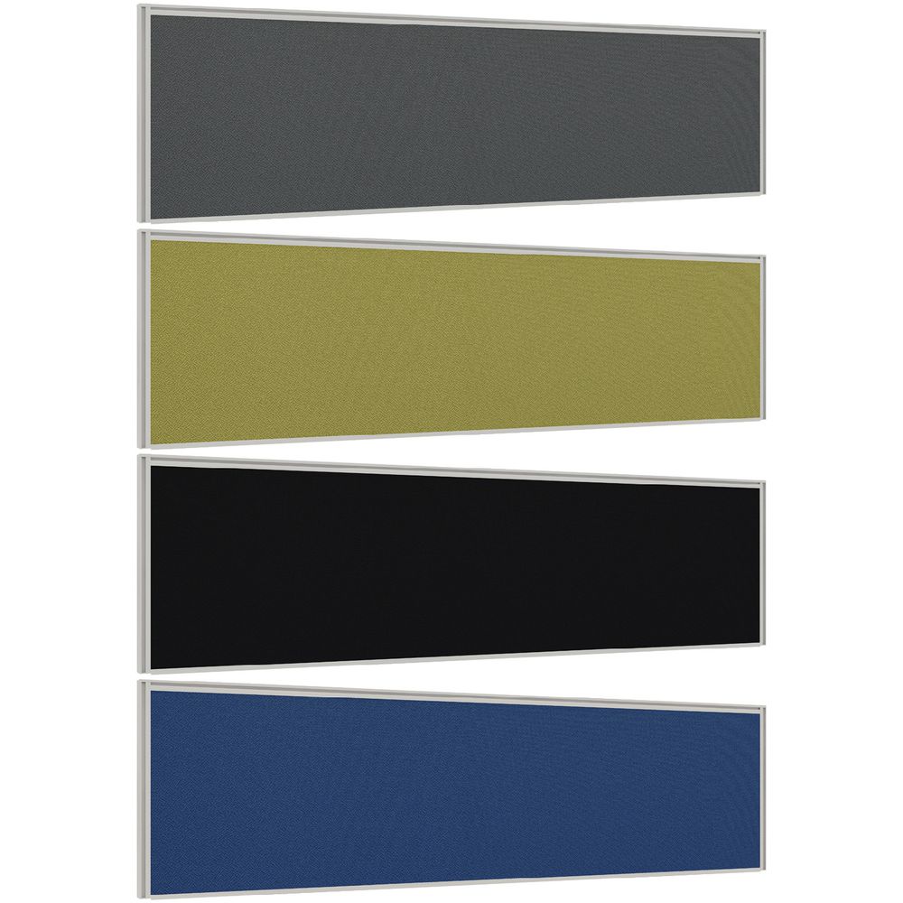 Stilford Professional Screen 1500 x 450mm White and Blue