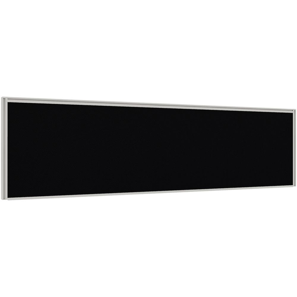 Stilford Professional Screen 1500 x 450mm White and Black