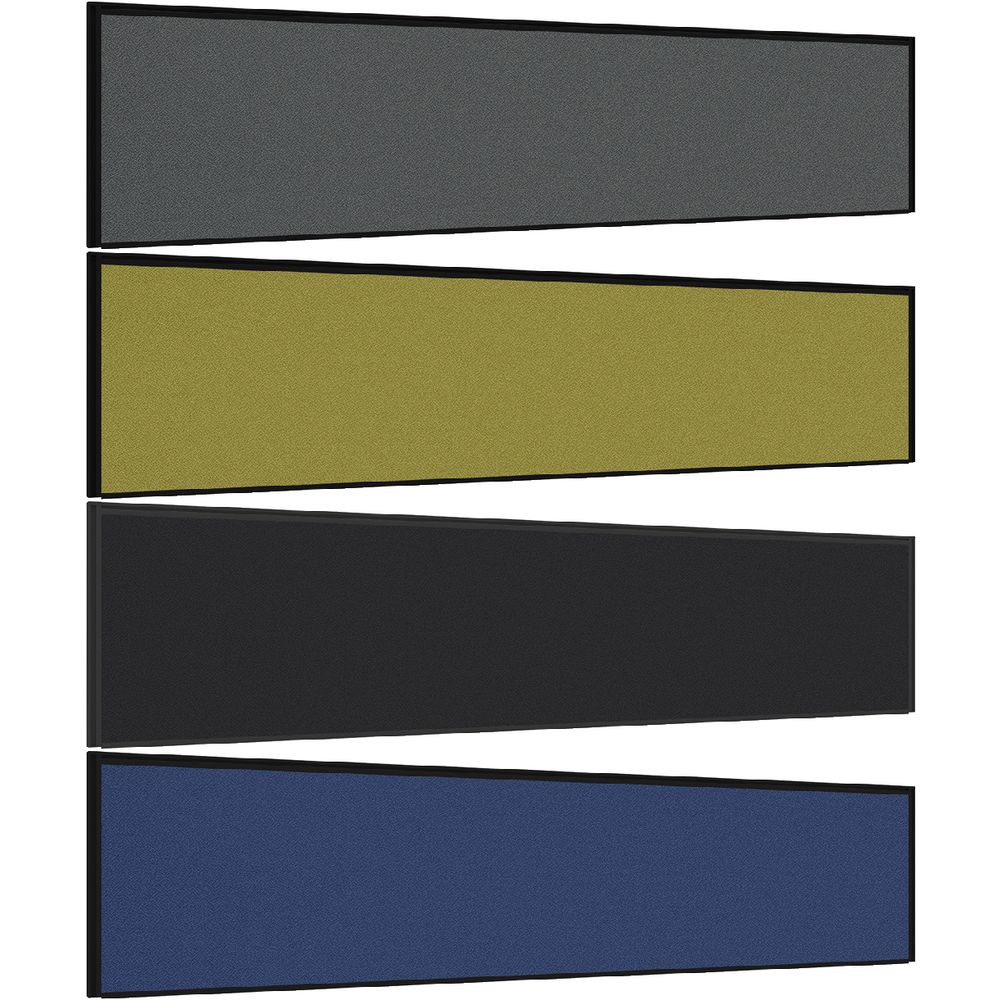 Stilford Professional Screen 1800 x 450mm Black