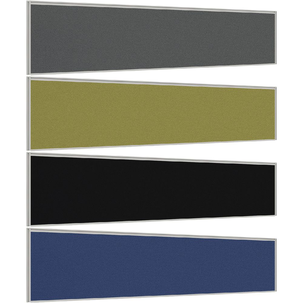 Stilford Professional Screen 1800 x 450mm White and Grey
