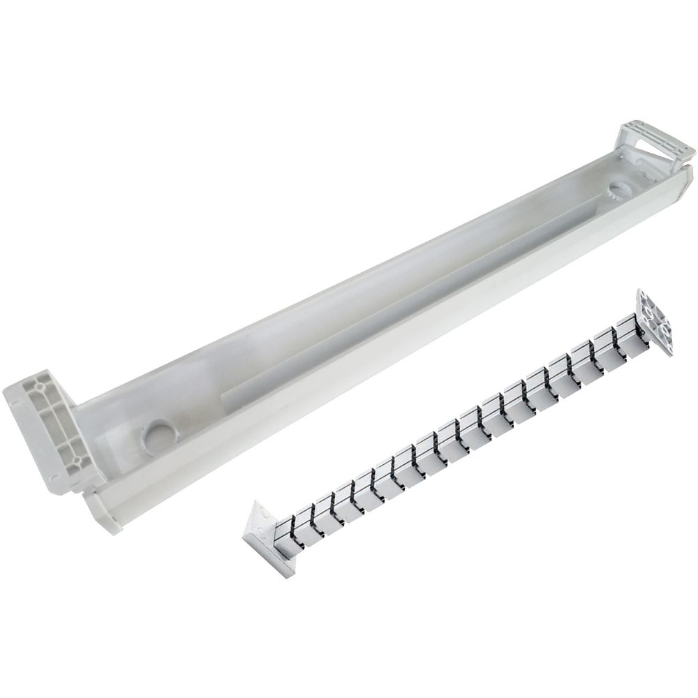 Stilford Professional Desk Fixed Cable Tray White
