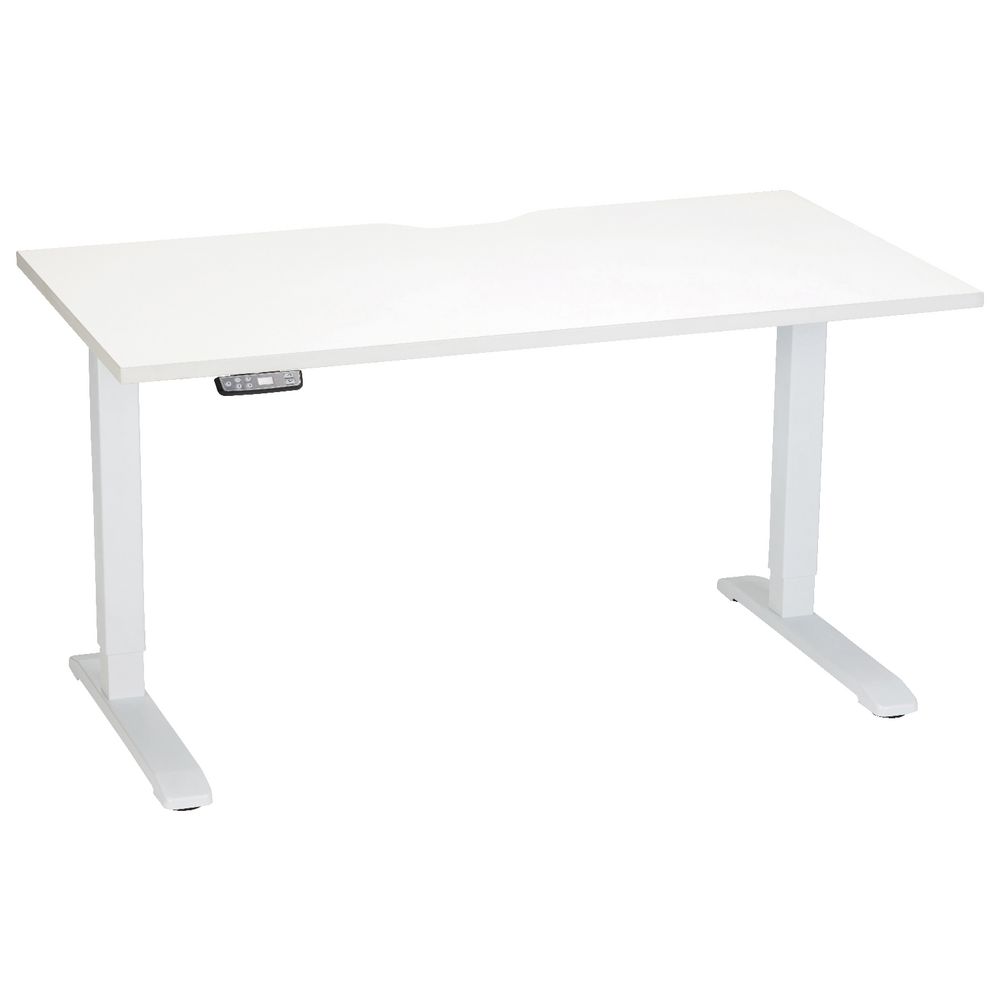 Stilford Electric Height Adjustable Desk 1400mm White