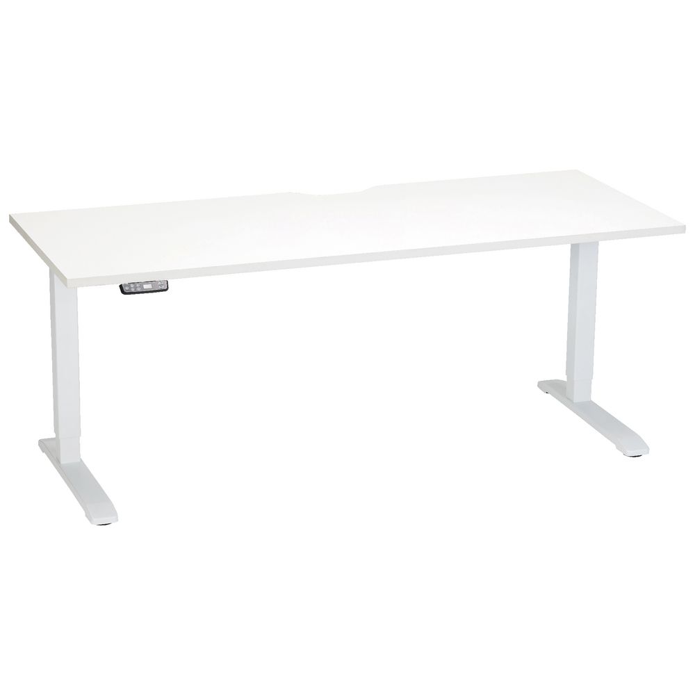 Stilford Electric Height Adjustable Desk White 1800mm