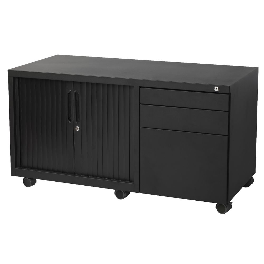 Stilford Professional Mobile Caddy Left Hand Side Black