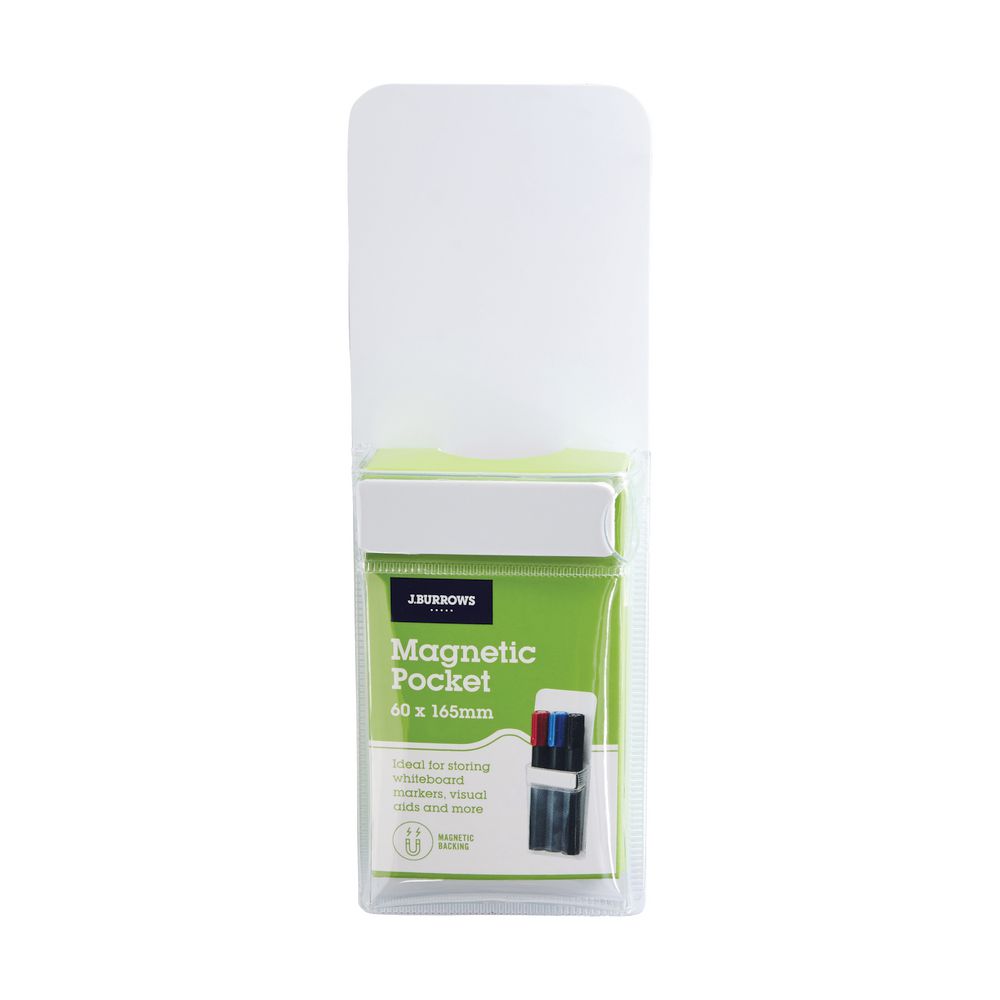 J.Burrows Magnetic Pocket 60 x 165mm White