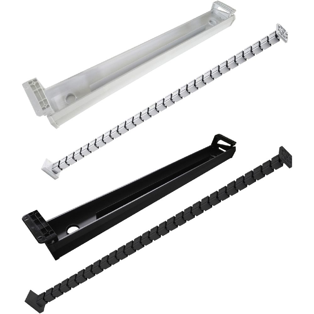 Stilford Sit Stand Desk Cable Tray White