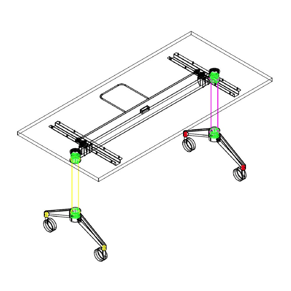 Stilford Fliptop Table 1500mm