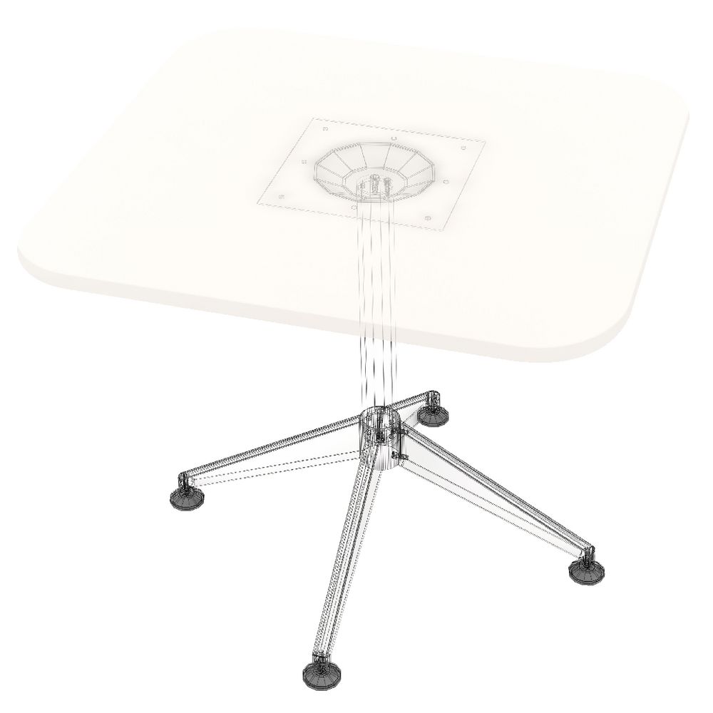 Stilford Square Meeting Table 900mm