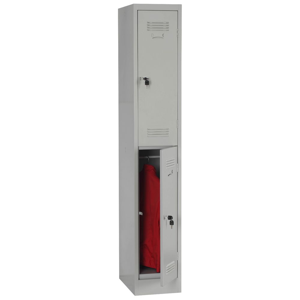 Stilford 2 Door Locker Gloss Grey