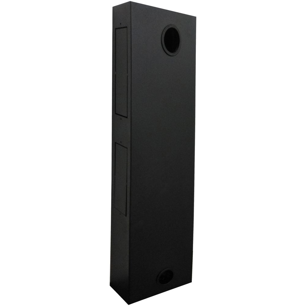 Stilford Professional Desk Vertical Cable Tray Black