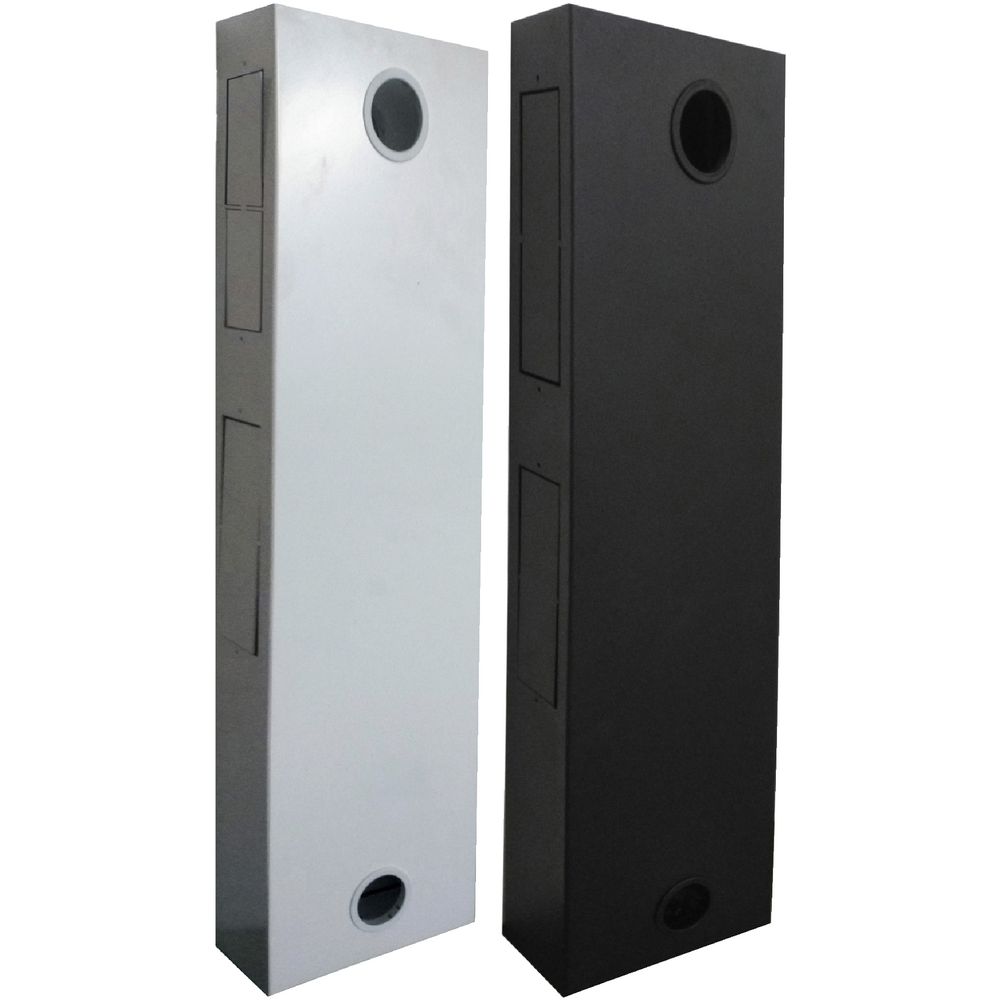 Stilford Professional Desk Vertical Cable Tray White