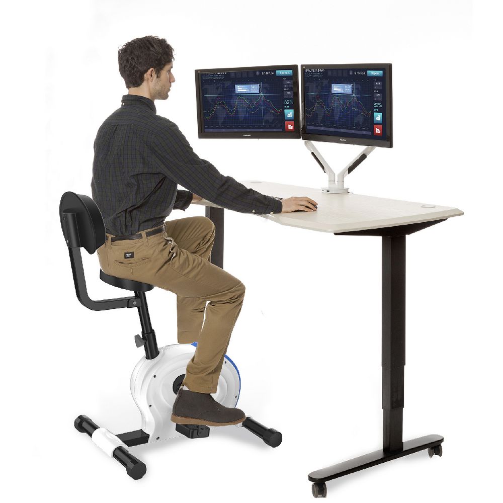 Deskside Wellness Bike White