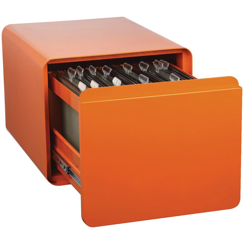 Venturo 1 Drawer Filing Pedestal Orange