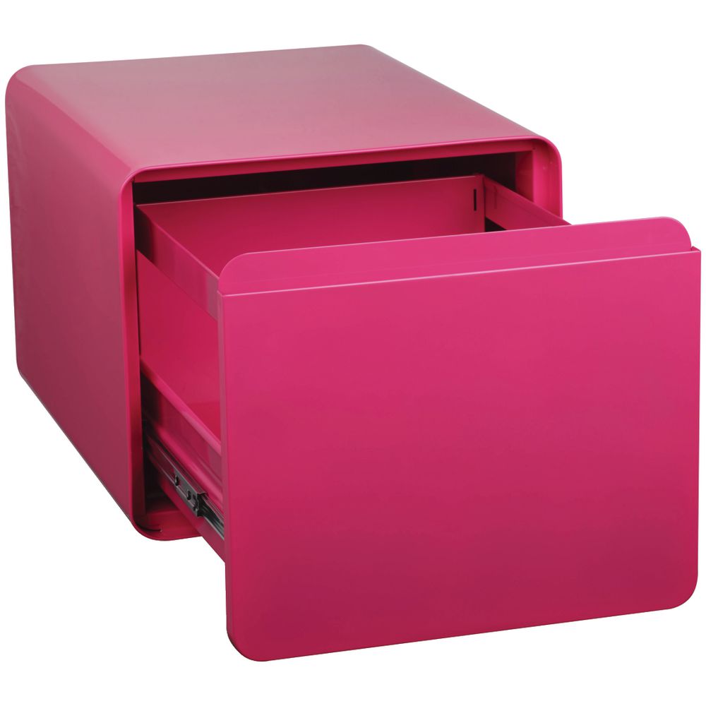 Venturo 1 Drawer Filing Pedestal Pink