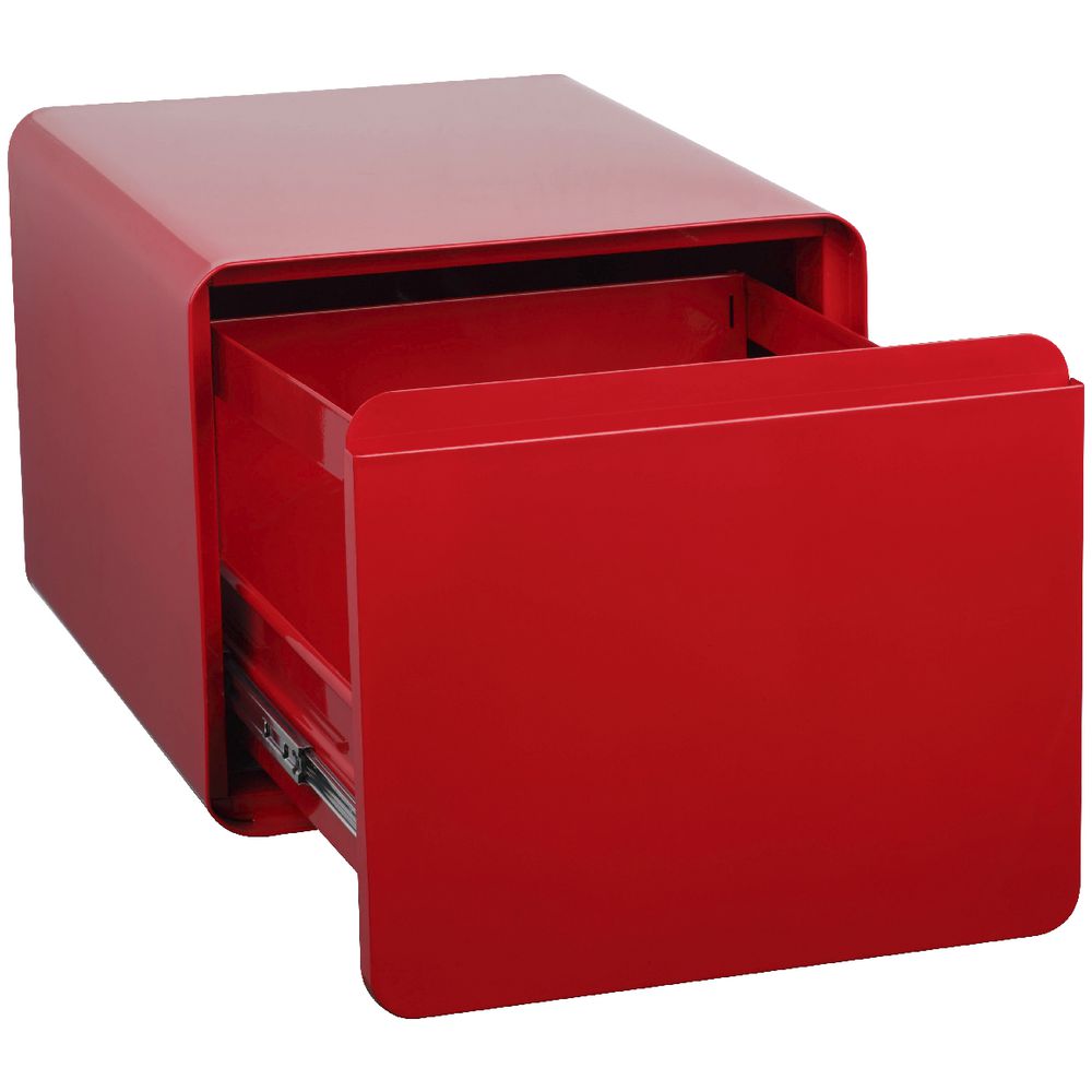 Venturo 1 Drawer Filing Pedestal Red