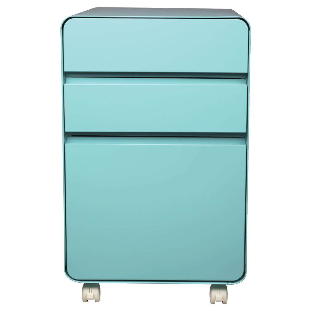 Venturo 3 Drawer Pedestal Aqua