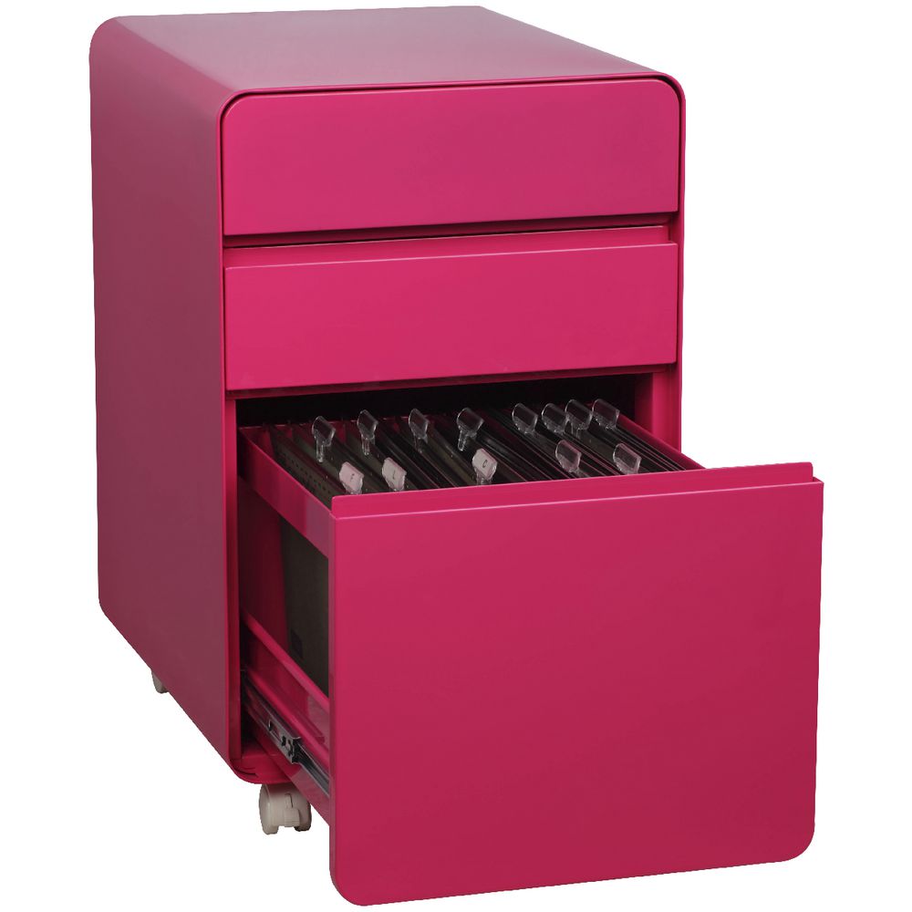 Venturo 3 Drawer Pedestal Pink