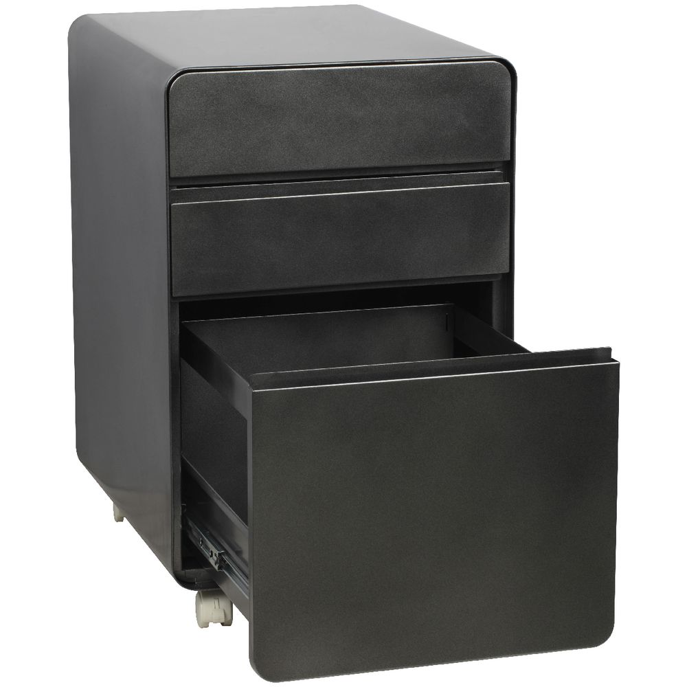 Venturo 3 Drawer Pedestal Silver