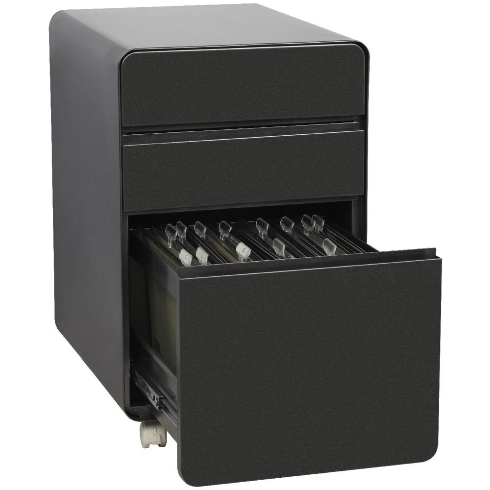 Venturo 3 Drawer Pedestal Silver