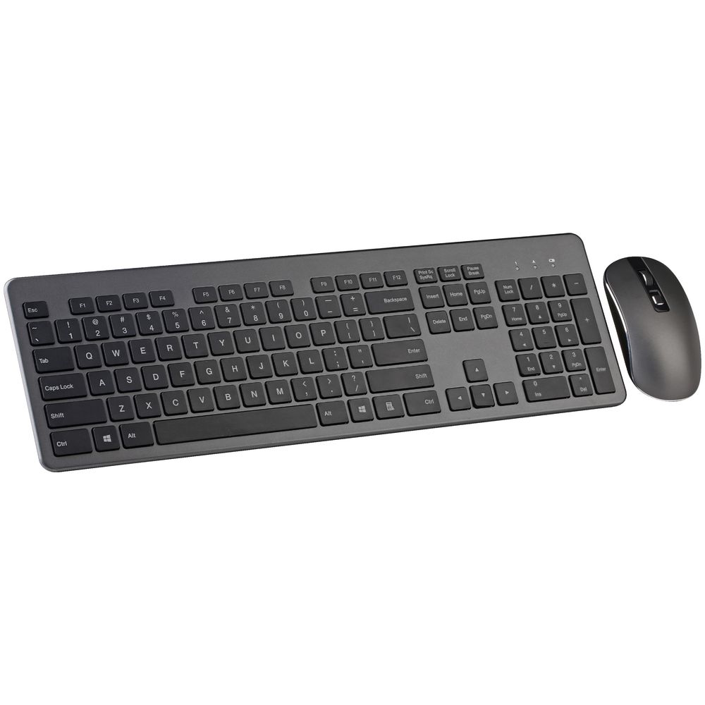 J.Burrows Premium Wireless Keyboard and Mouse Combo Grey