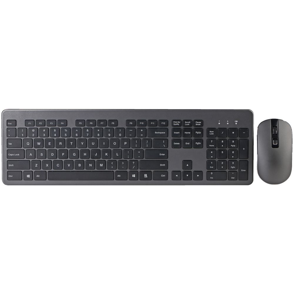 J.Burrows Premium Wireless Keyboard and Mouse Combo Grey