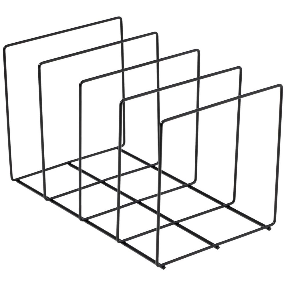 Officeworks Magazine Stand J.Burrows Wire Book Magazine Rack Black | Officeworks