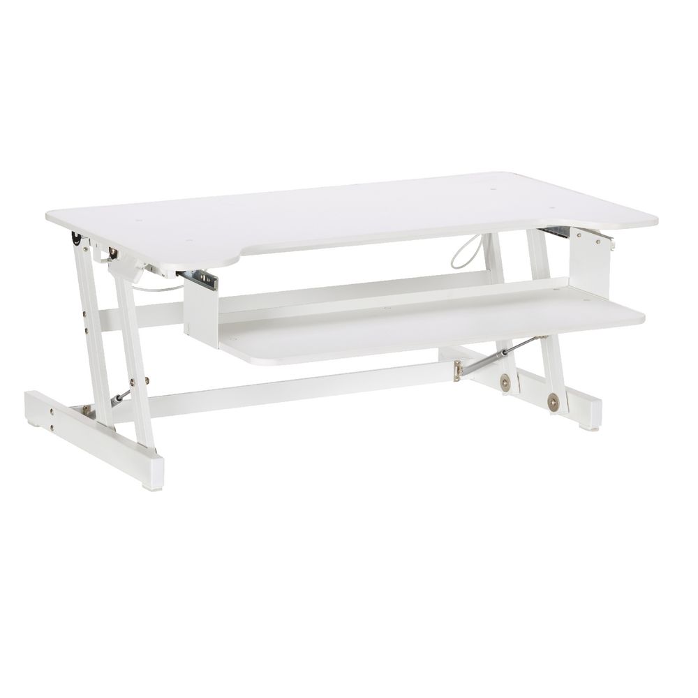 Wynston Sit Stand Desk Large White