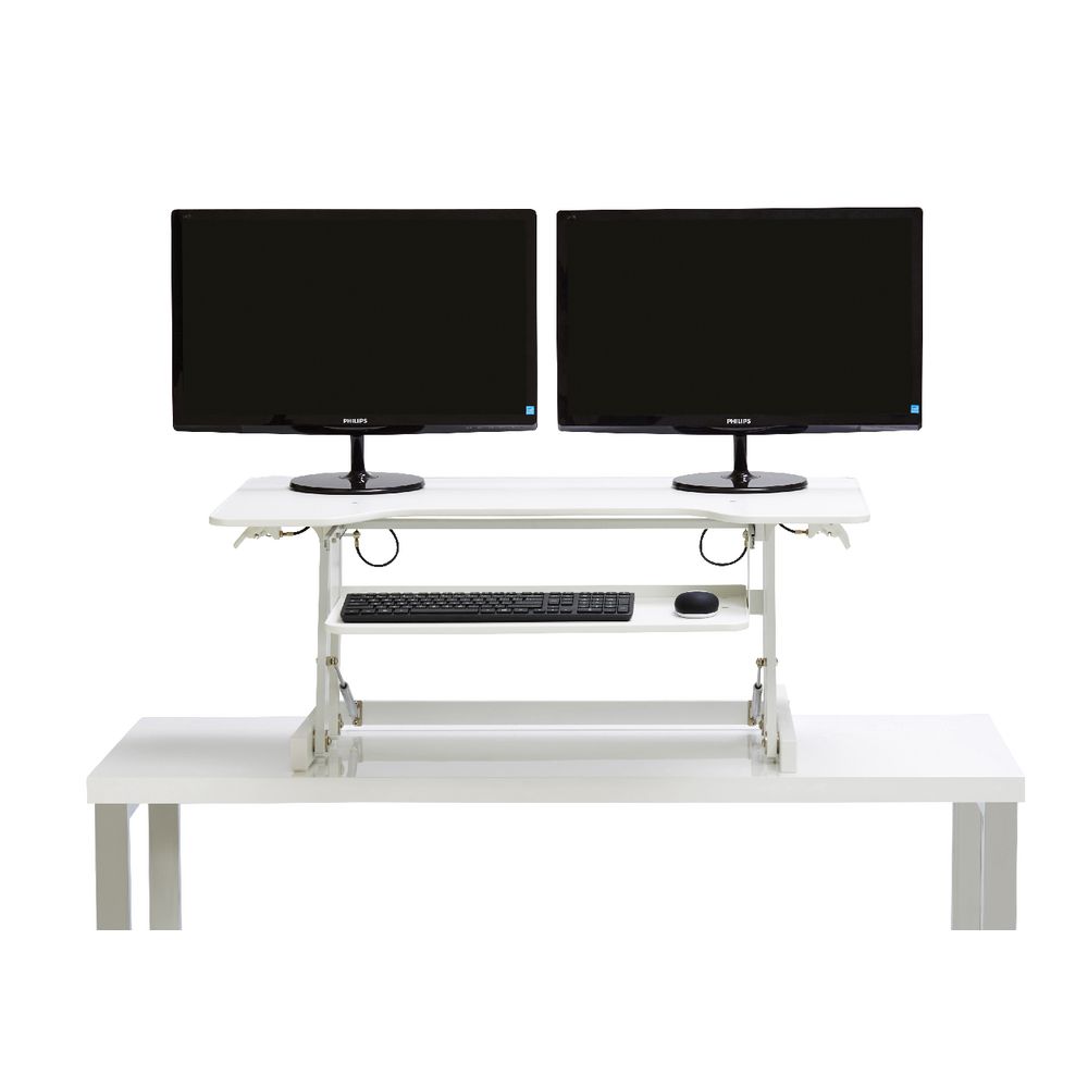 Wynston Sit Stand Desk Large White