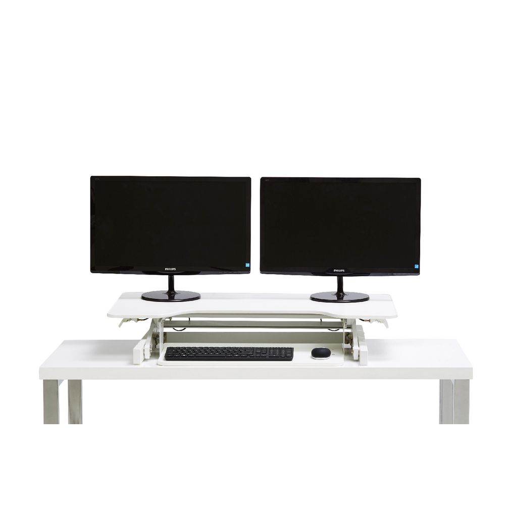 Wynston Sit Stand Desk Large White