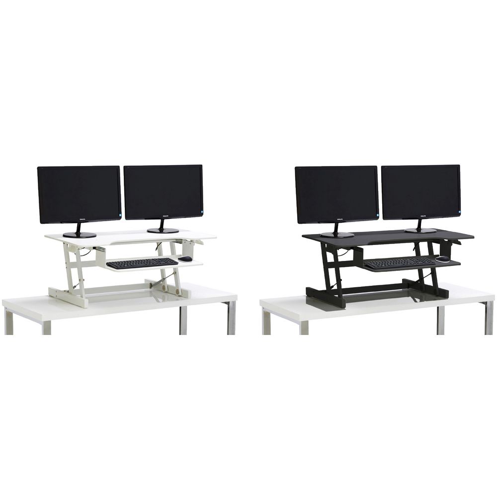 Wynston Sit Stand Desk Large White