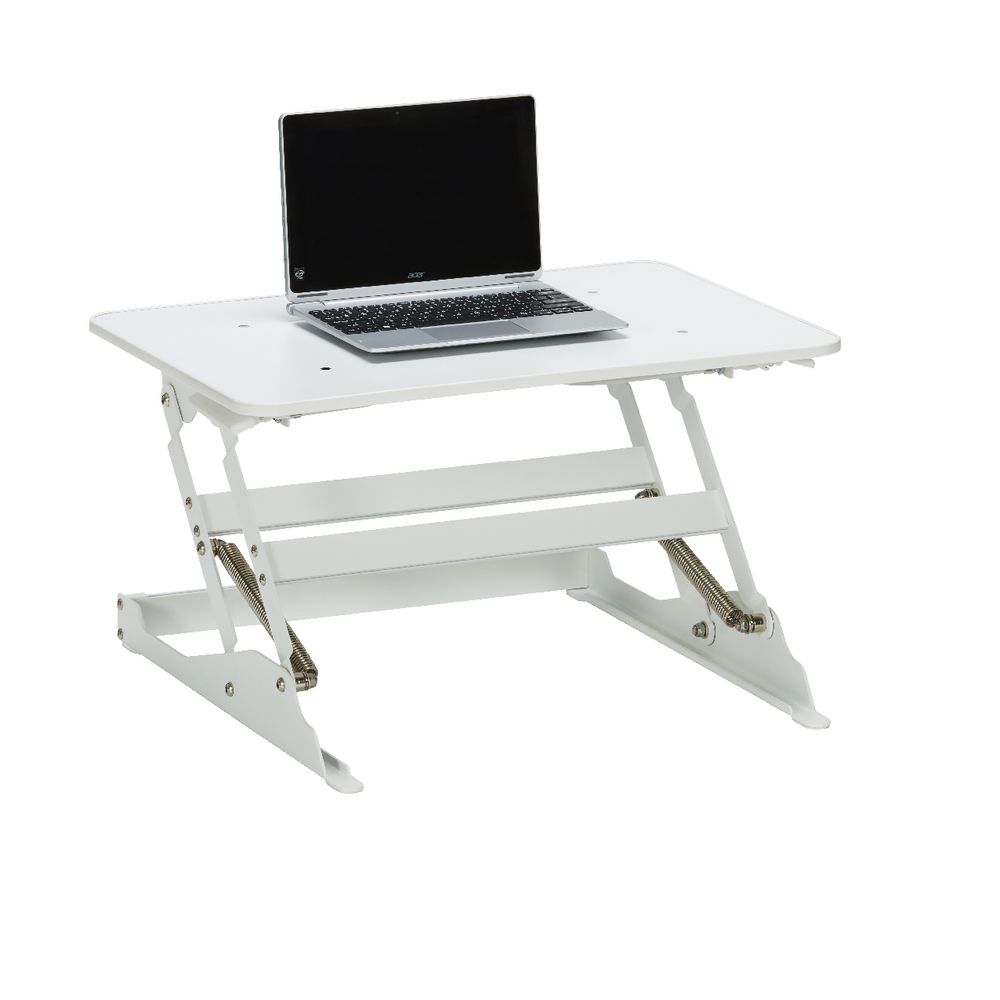Wynston Sit Stand Desk Small White
