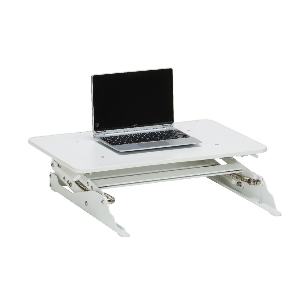 Wynston Sit Stand Desk Small White