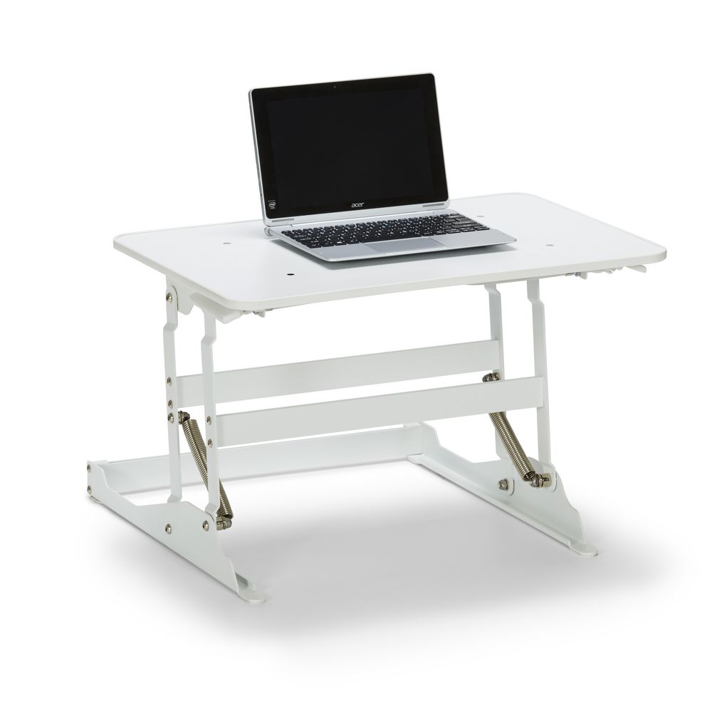Wynston Sit Stand Desk Small White