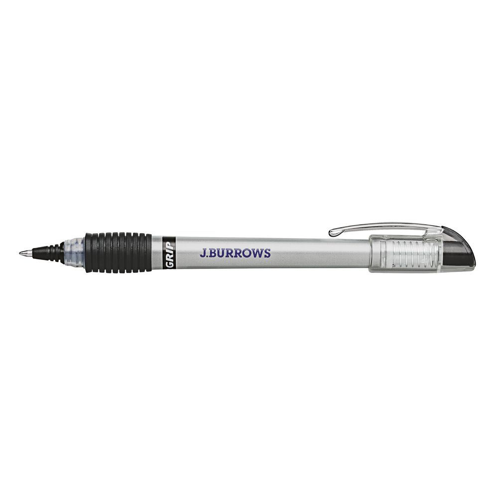 J.Burrows Gel Pens Black 12 Pack
