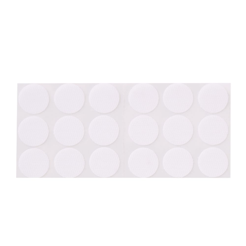 J.Burrows Hook Only Dots 22mm White 125 Pack